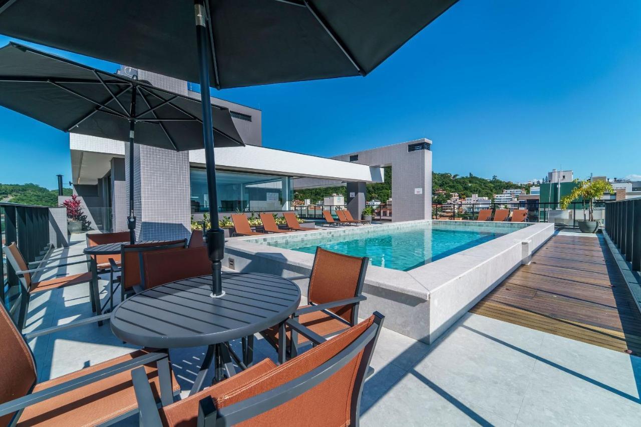 Adra 106 - Apartamento No Centro De Bombinhas - Rooftop Com Piscina E Academia - A Poucos Metros Da Praia - Luaran gambar